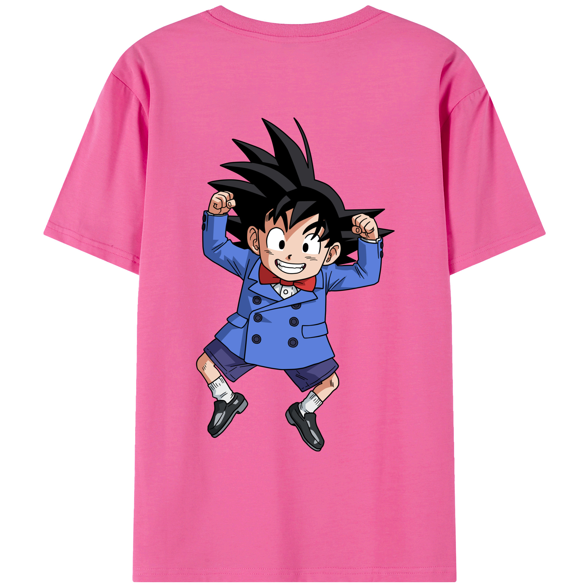 （画像用） ドラゴンボール 孫悟空（そん ごくう）Son Goku カカロット DRAGON BALL Kakarotto レディース半袖Tシャツ(バックプリント)